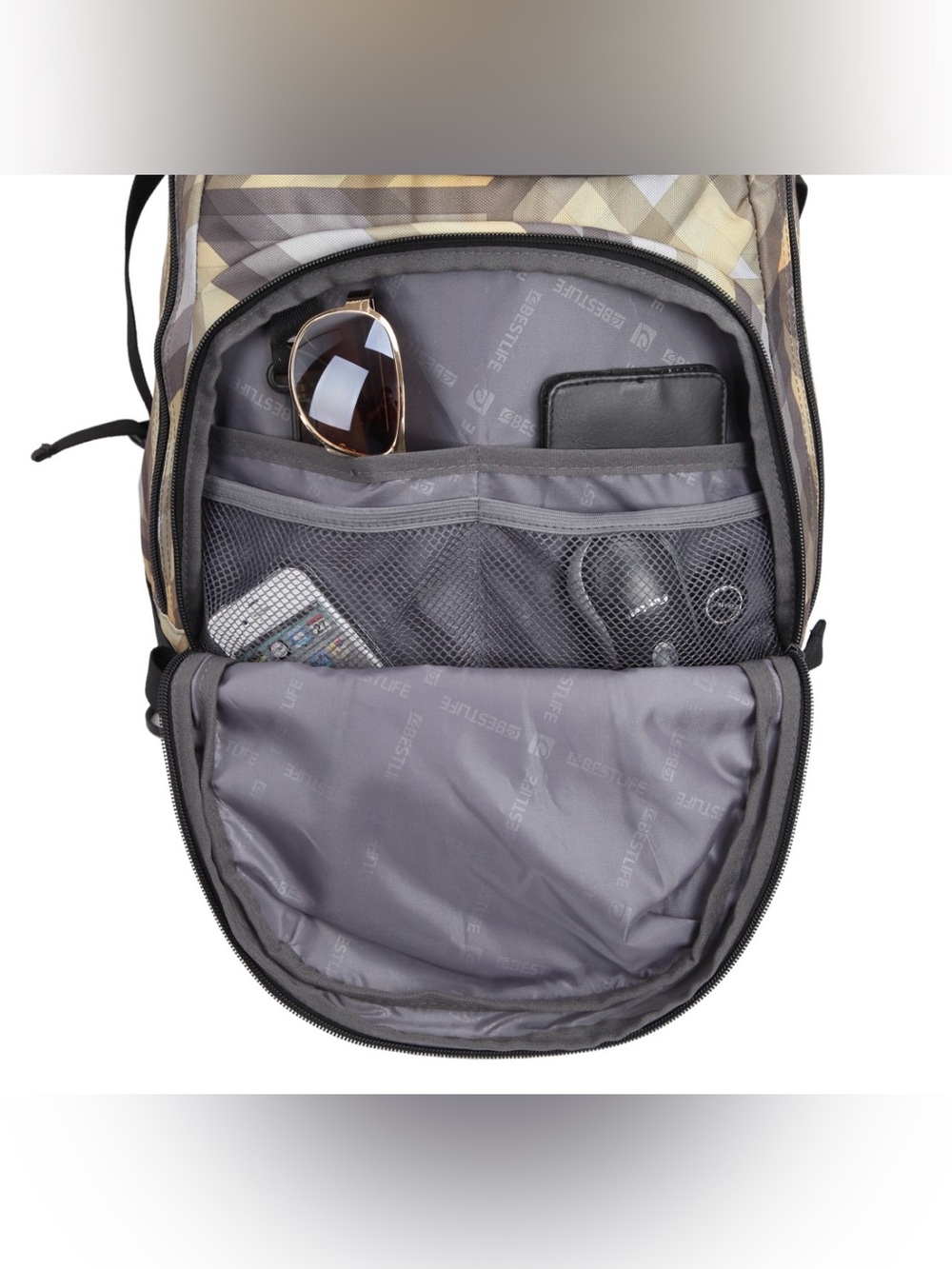 Bestlife Geometric Backpack New In Bag - Picture 6 of 9
